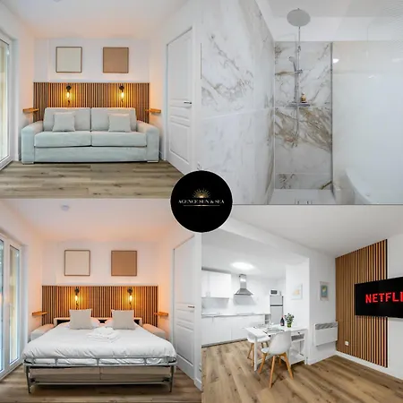 アパート Le Jardin Deden Hyper Centre Bord De Terrasse